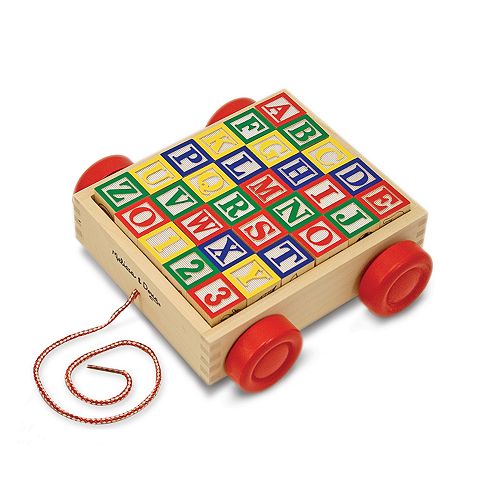 Детские конструкторы Melissa & Doug ABC Block Cart