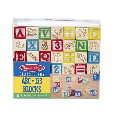 トライアルセット・サンプル abc123 Melissa & Doug Wooden ABC/123 Blocks