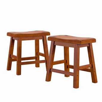 HomeVance 2 pc Table Stool Set
