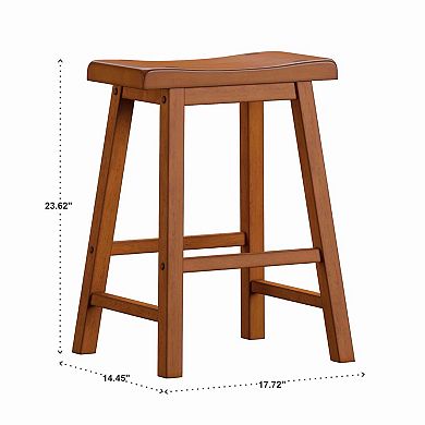 HomeVance 2-pc. Classic Counter Stool Set
