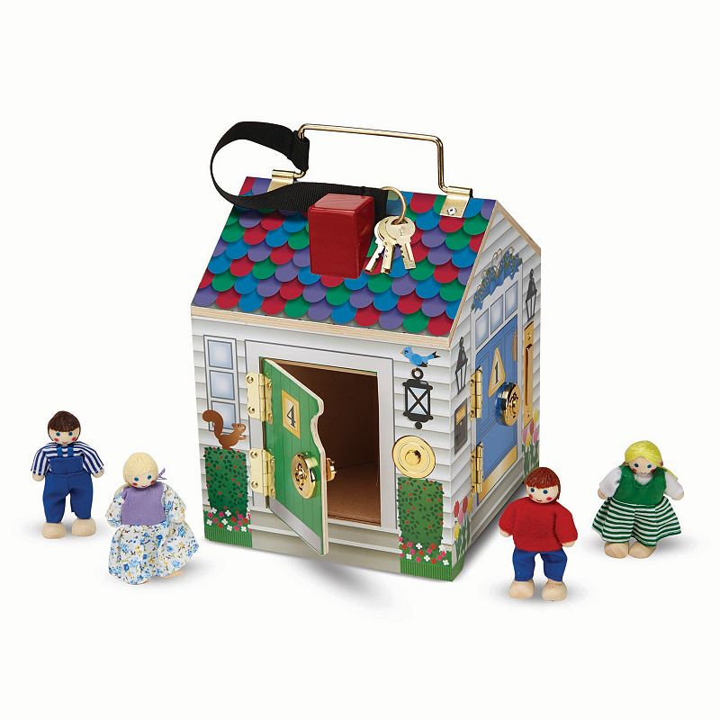 Melissa & Doug Doorbell House Playset, Multicolor