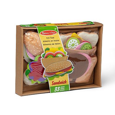 Melissa and Doug Felt Food Sandwich Playset