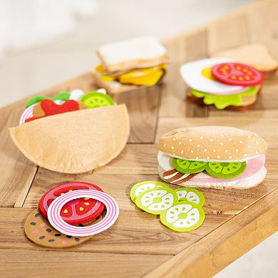 Melissa and Doug Felt Food Sandwich Playset