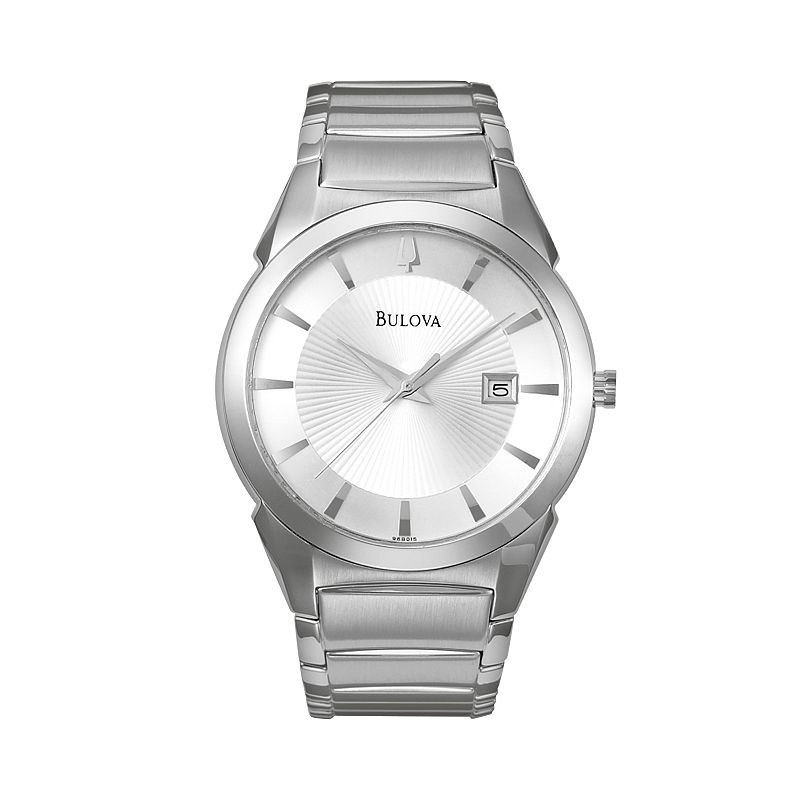 Bulova Stainless Steel Watch - 96B015 - Men, Men's, Silver