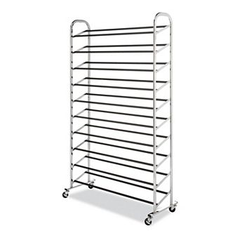 Whitmor 10 tier Rolling Shoe Rack