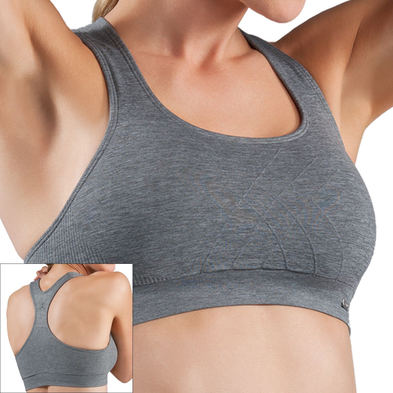 high impact compression sports bra