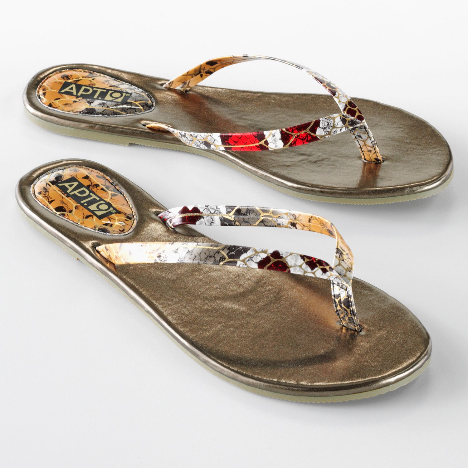 kohls gold sandals