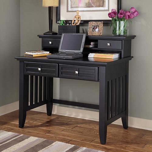 Arts & Crafts Student Desk With Hutch