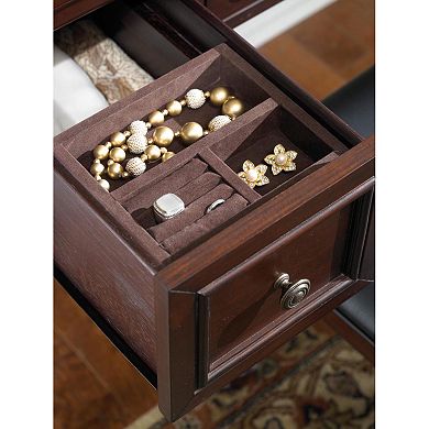Lafayette Vanity Table With Mirror And Bench Set