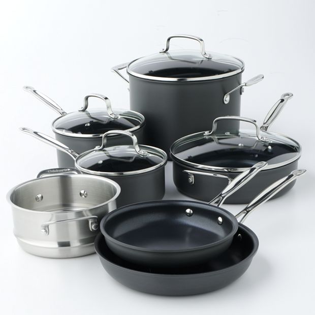 Cuisinart Chef's Classic Nonstick Hard Anodized 17-Piece Cookware