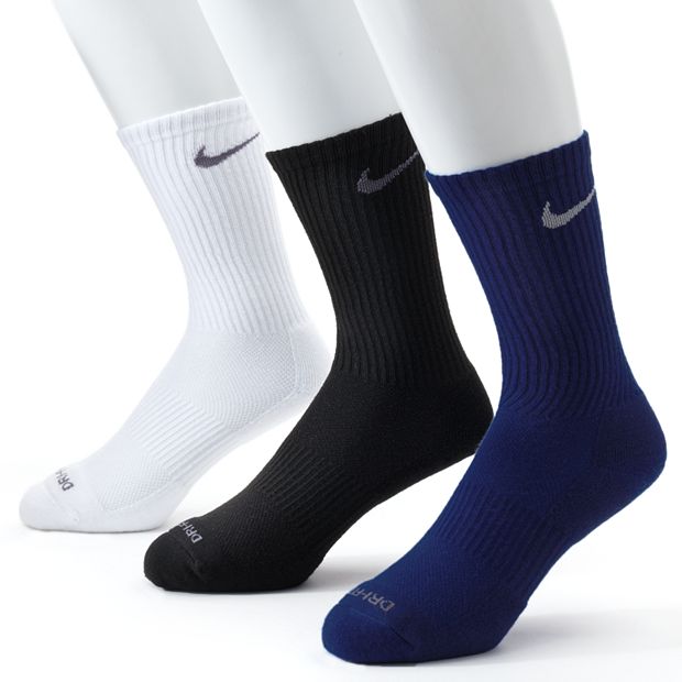 Mens nike dri fit crew sale socks