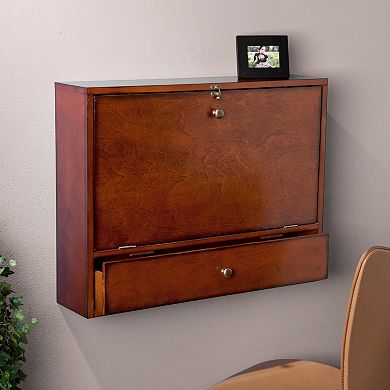 Southern Enterprises Naya Wall-Mount Laptop Desk