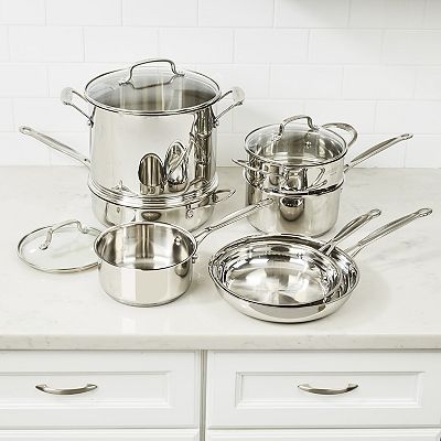 Cuisinart Chef's Classic 11-pc. Stainless Steel Cookware Set
