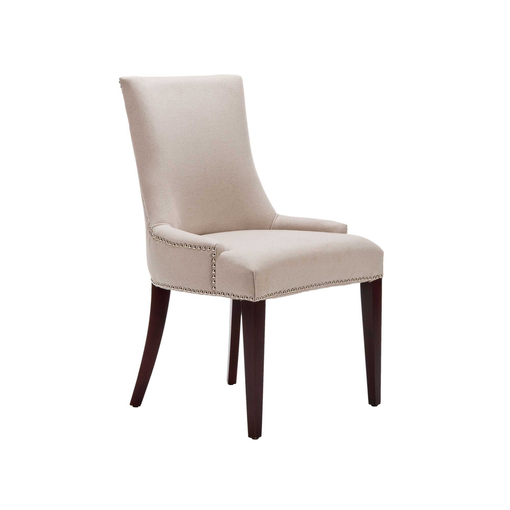 Safavieh Julia Linen Dining Chair, Ivory