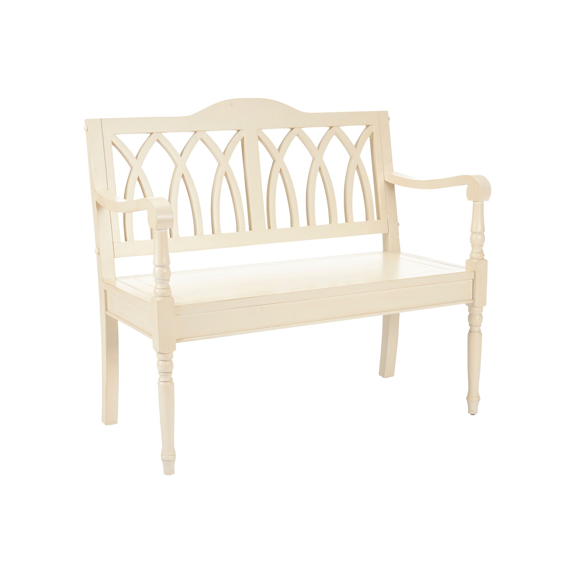 Safavieh Logan Bench, White