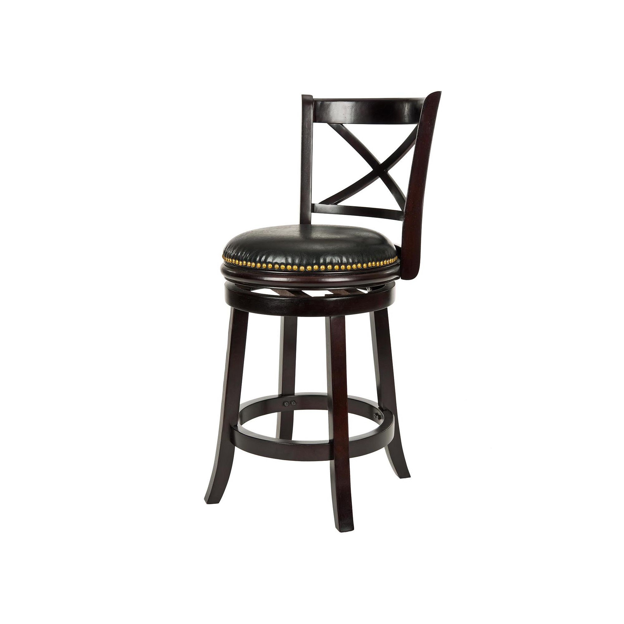 Safavieh Lucas Swivel Counter Stool, Blk Brown
