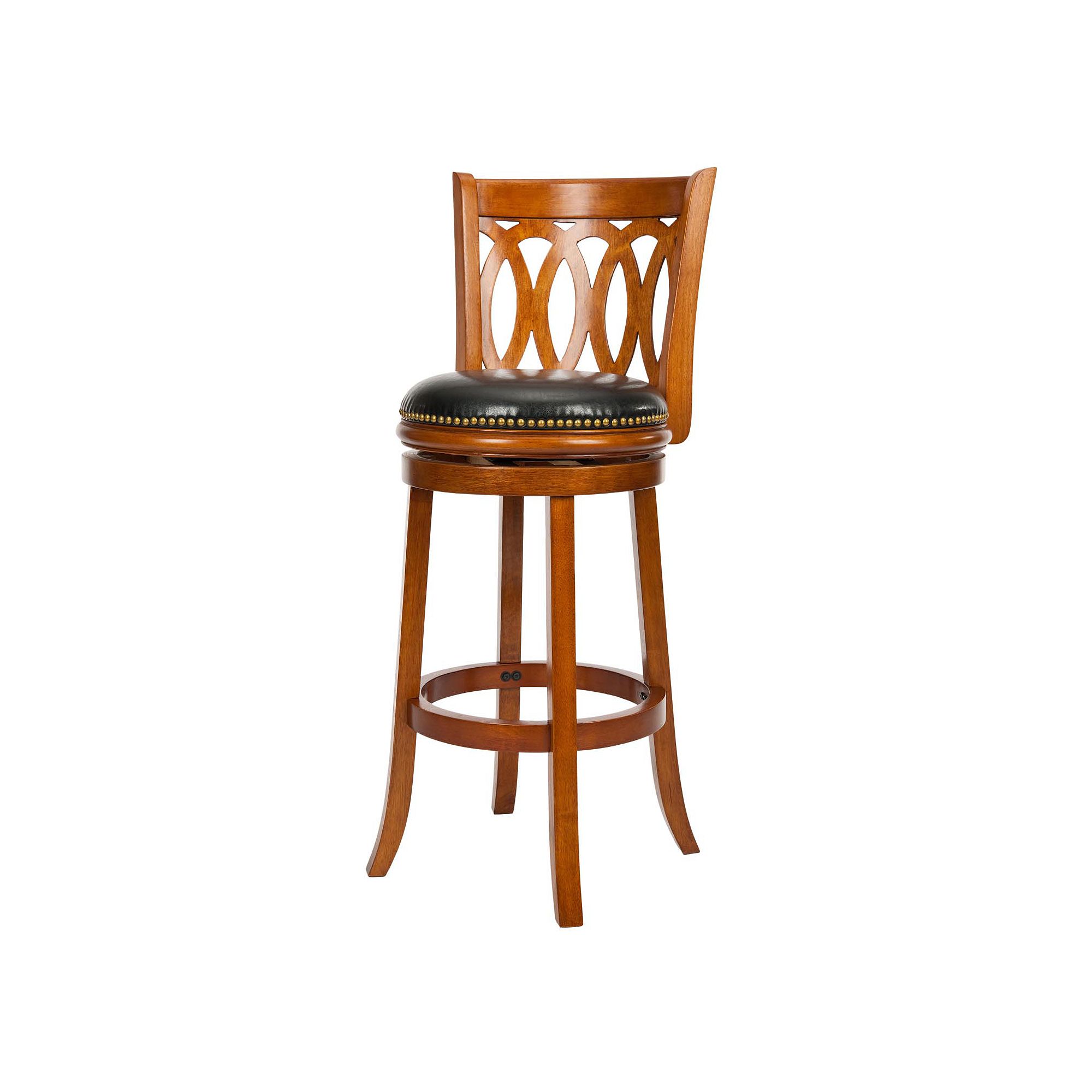 Safavieh William Swivel Bar Stool, Blk Brown