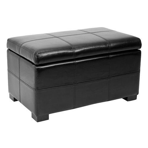Safavieh Bella Small Bicast Leather Storage Bench