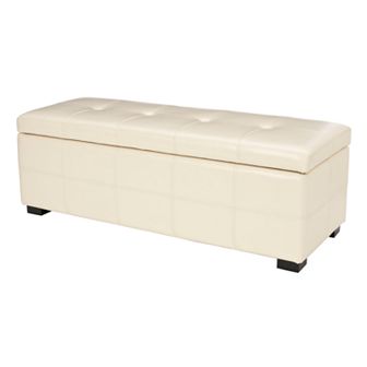 Safavieh Vivienne Large Tufted Storage Bench