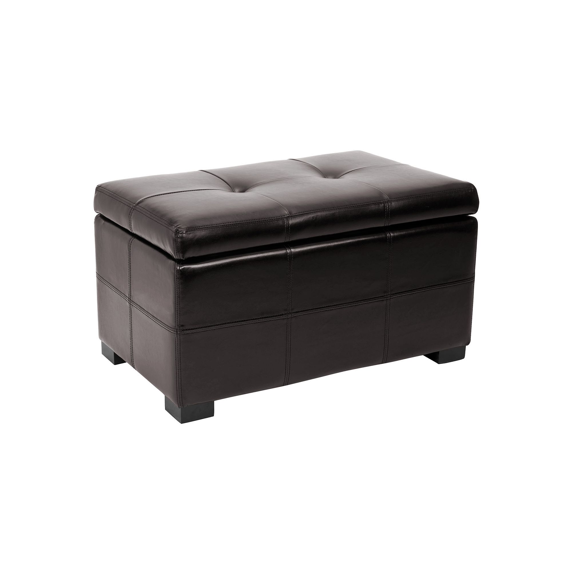 Safavieh Vivienne Small Tufted Storage Bench, Brown