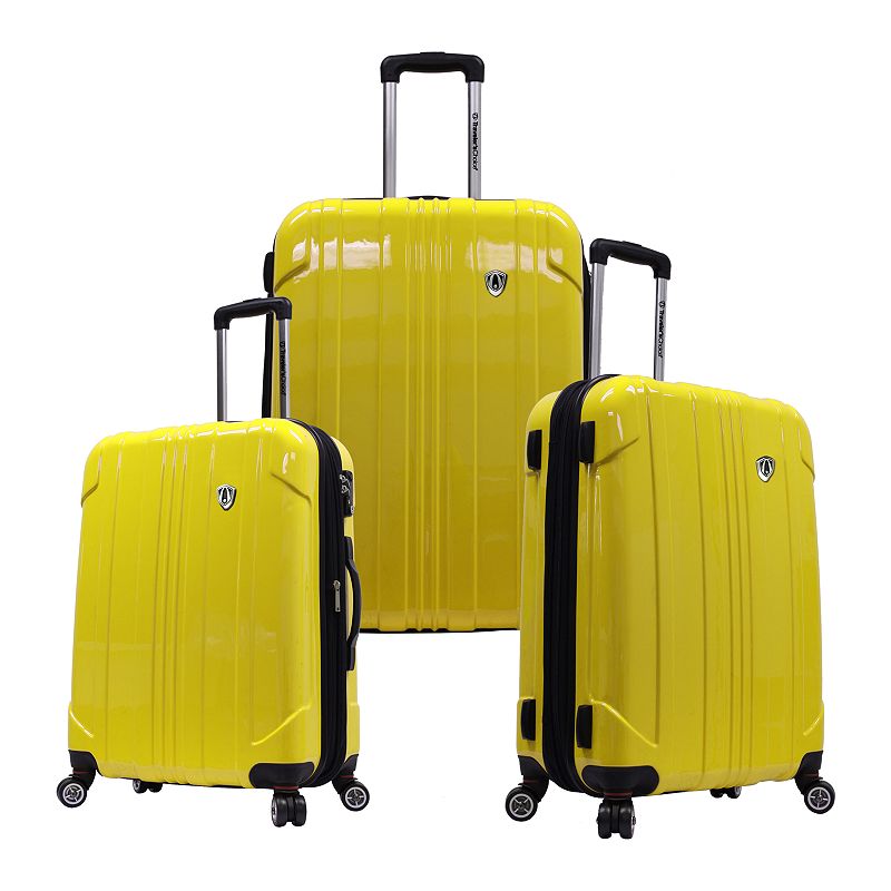 Traveler's Choice 3Piece Sedona Hardcase Luggage Set, Yellow Shop