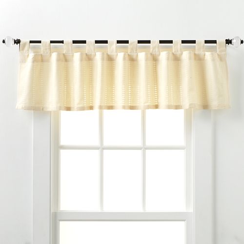 Eyelet Kitchen Valance