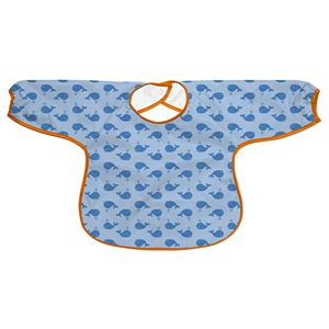 Green Sprouts by i play. Whale Waterproof Bib - Baby
