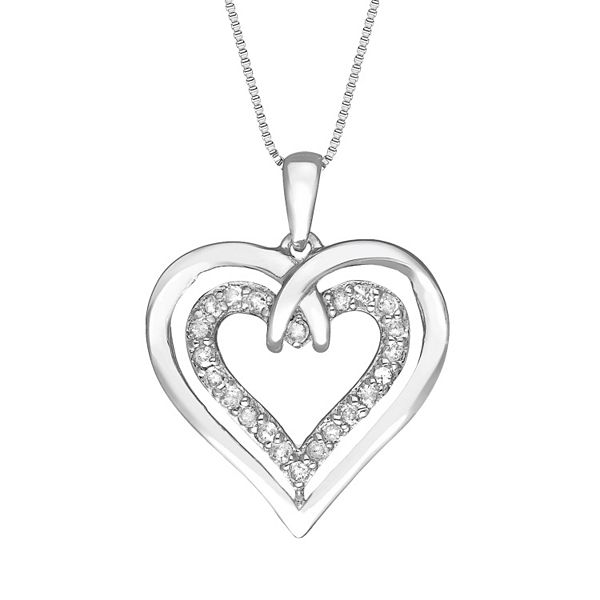 Sterling Silver Twogether Two Stone Necklace – Everett Jewelry