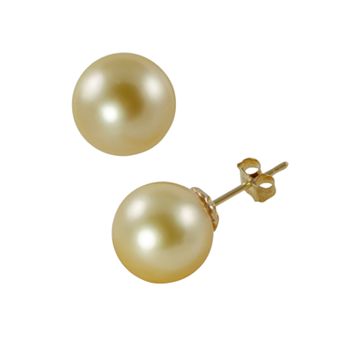 PearLustre by Imperial 14k Gold South Sea Cultured Pearl Stud Earrings