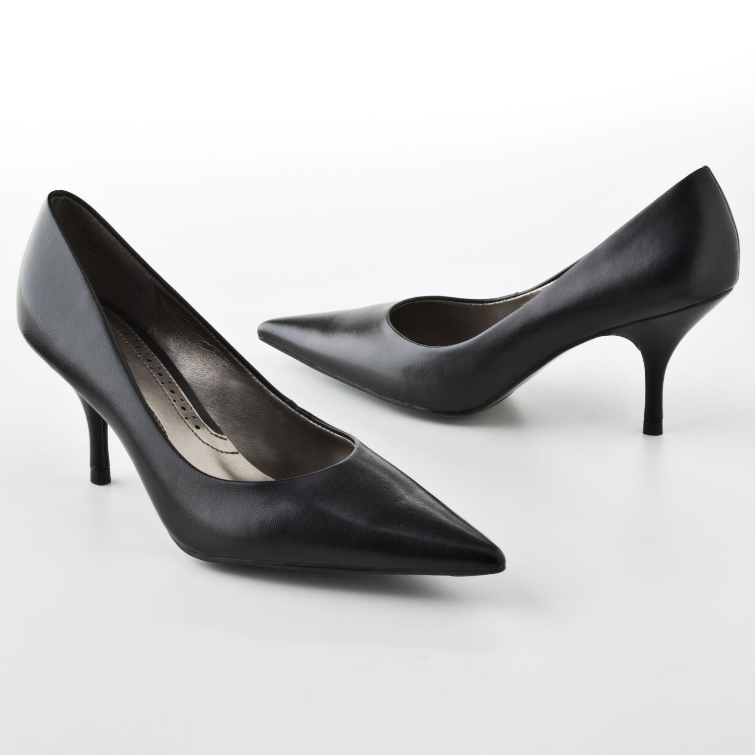kohls black high heels