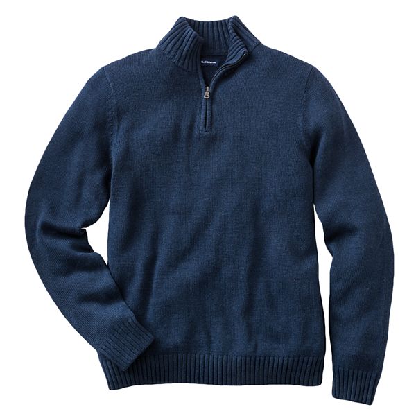 Croft & Barrow® Solid 1/4-Zip Mockneck Sweater