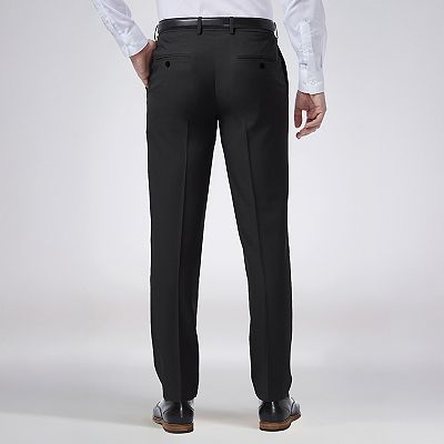 green emerald velvet dress Haggar Premium Comfort Dress Pants, Flat Front in Blue main image 0