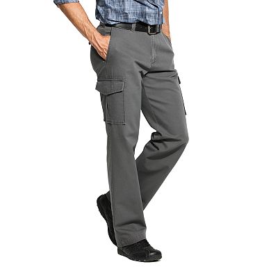 Men's Croft & Barrow® Canvas Flat-Front Cargo Pants