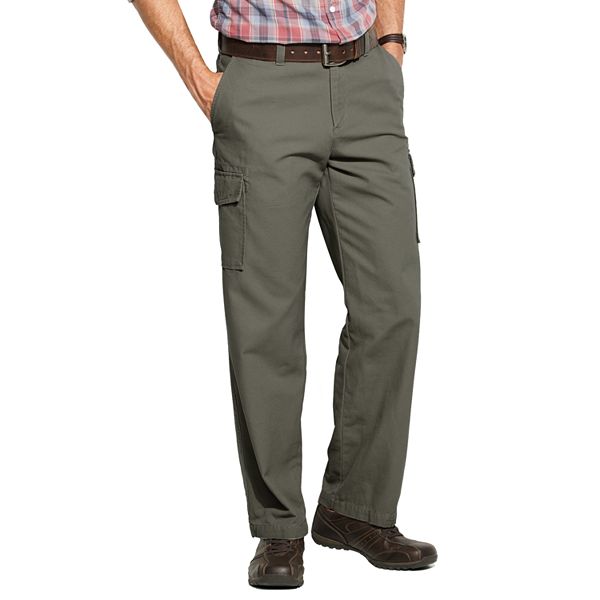 Men's Croft & Barrow® Canvas Flat-Front Cargo Pants