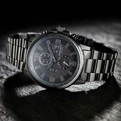 Citizen Eco-Drive Men's Nighthawk Stainless Steel Chronograph Watch - CA0295-58E