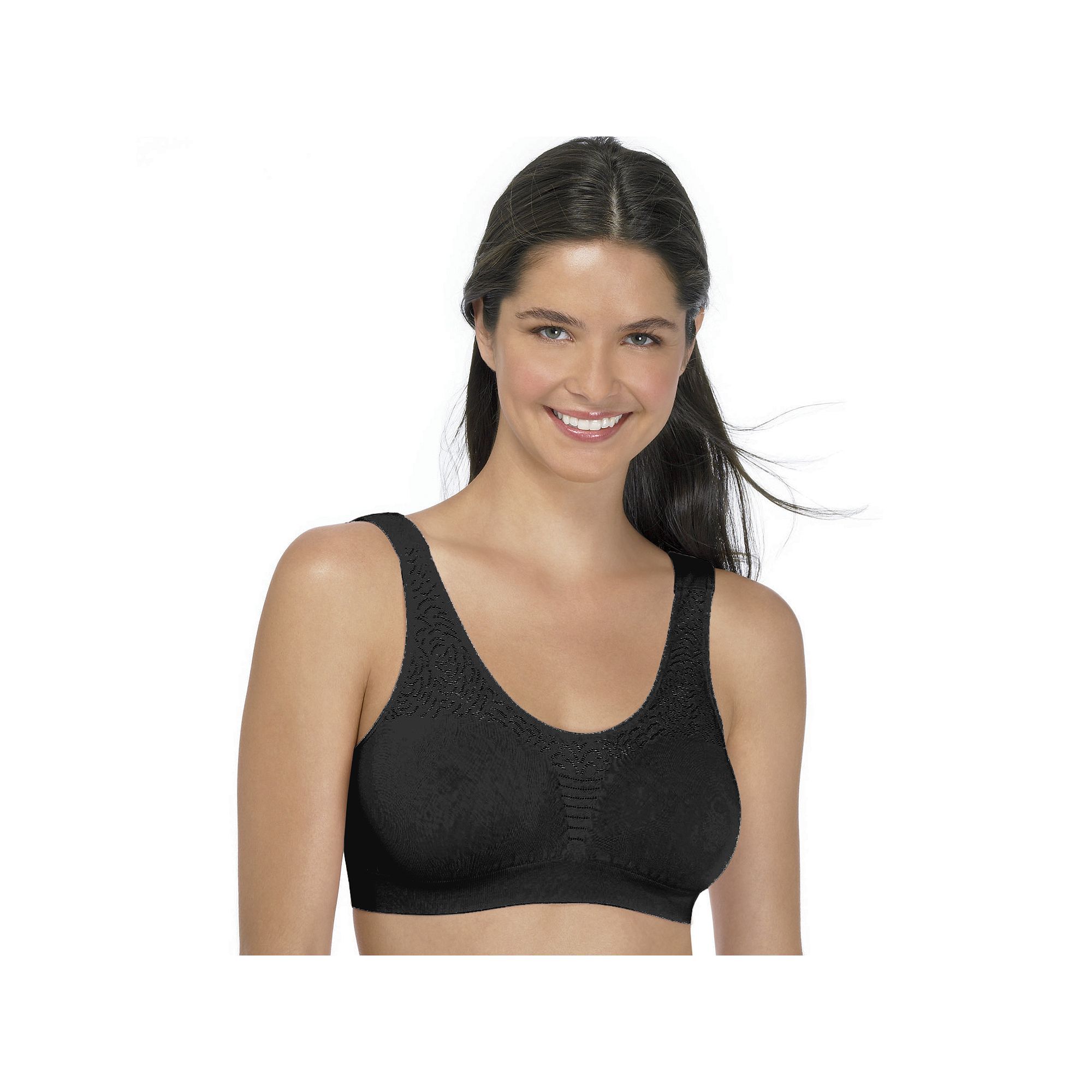 Bali Comfort Revolution Seamless Microfiber Crop Top DF103J, Womens, Size:
