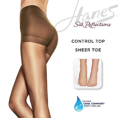 Hanes Silk Reflections Ultra Sheer Control-Top Pantyhose