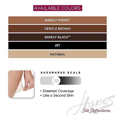 Hanes Silk Reflections Ultra Sheer Control-Top Pantyhose