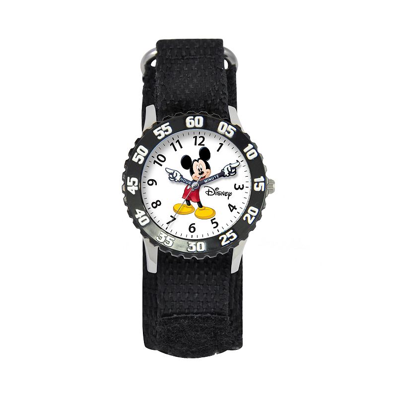 Disneys Mickey Mouse Kids Time Teacher Watch, Boys, Black