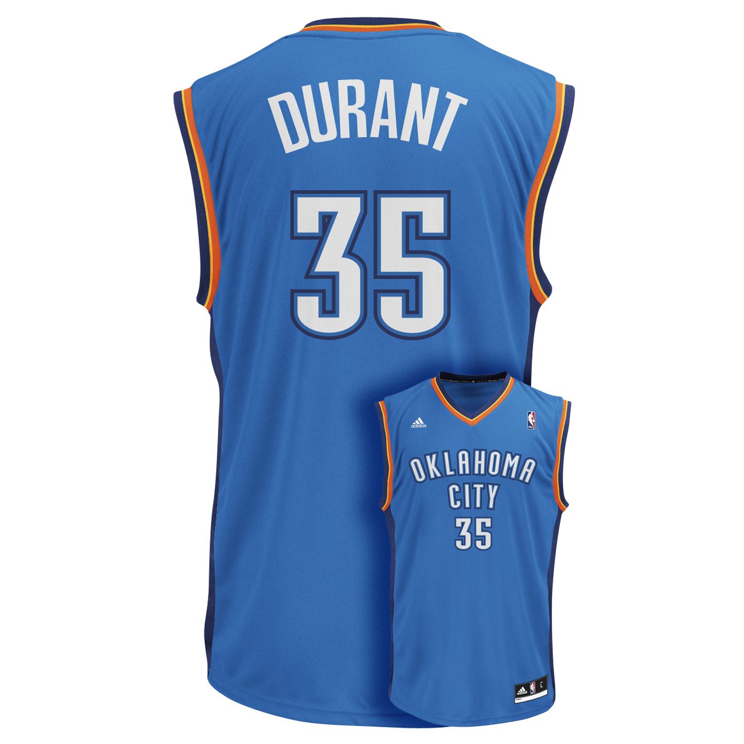 kevin durant jersey thunder