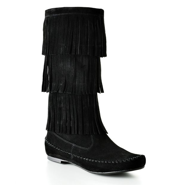 Lauren conrad 2025 fringe boots