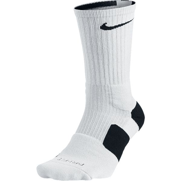 Nike Elite KD Versatility Crew Basketball Socks Black/White sx5375