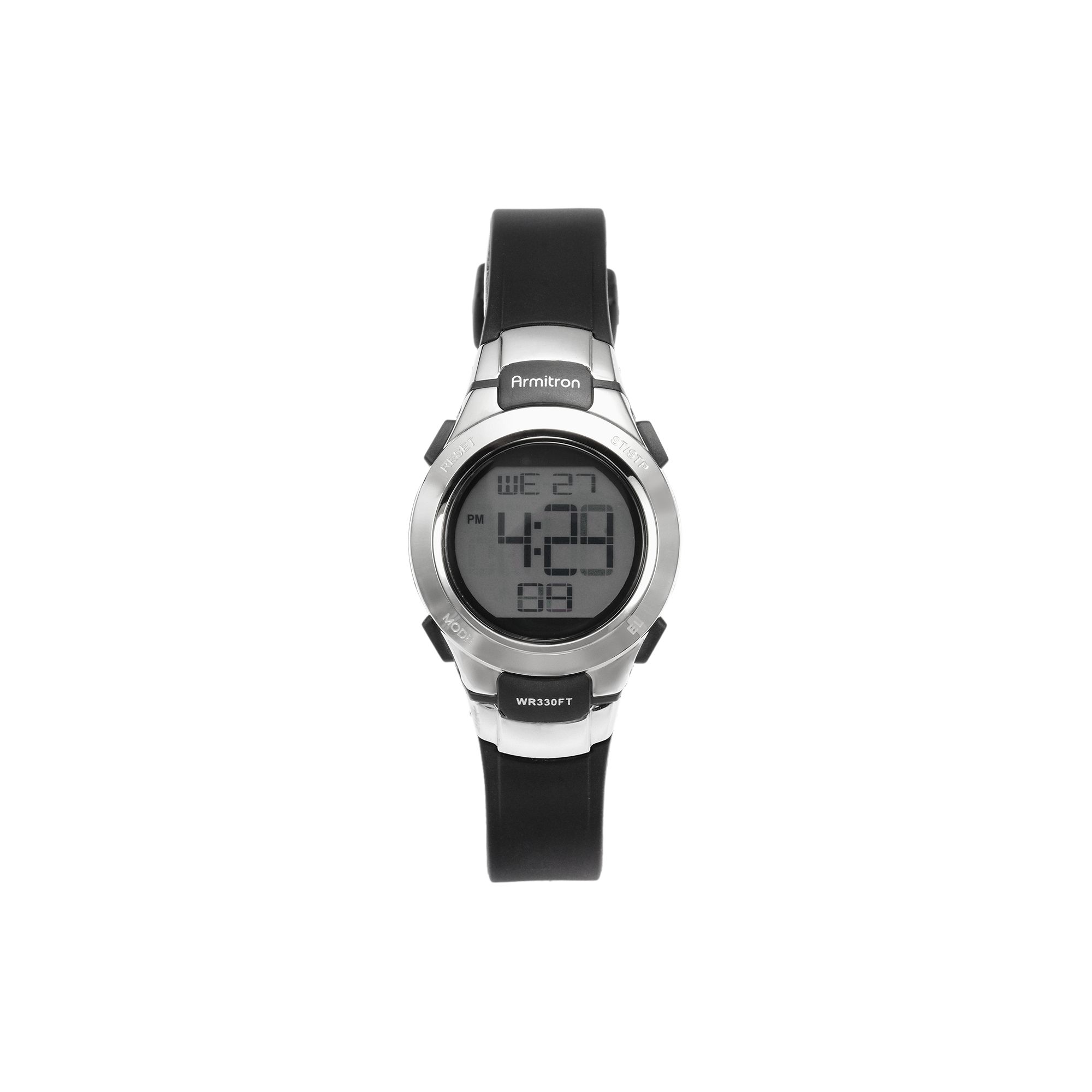 Armitron Womens Digital Chronograph Watch - 45/7012BLK, Size: Small, Black