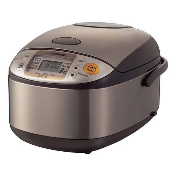 Zojirushi 5.5 Cup Micom Rice Cooker & Warmer Stainless Gray NS