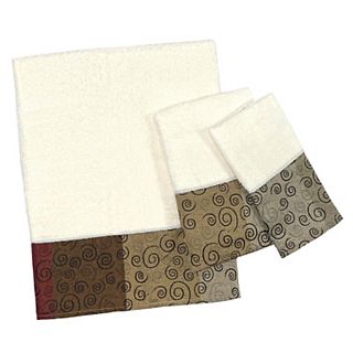 6pc Modern Bath Towels and Washcloths Set White - Threshold™