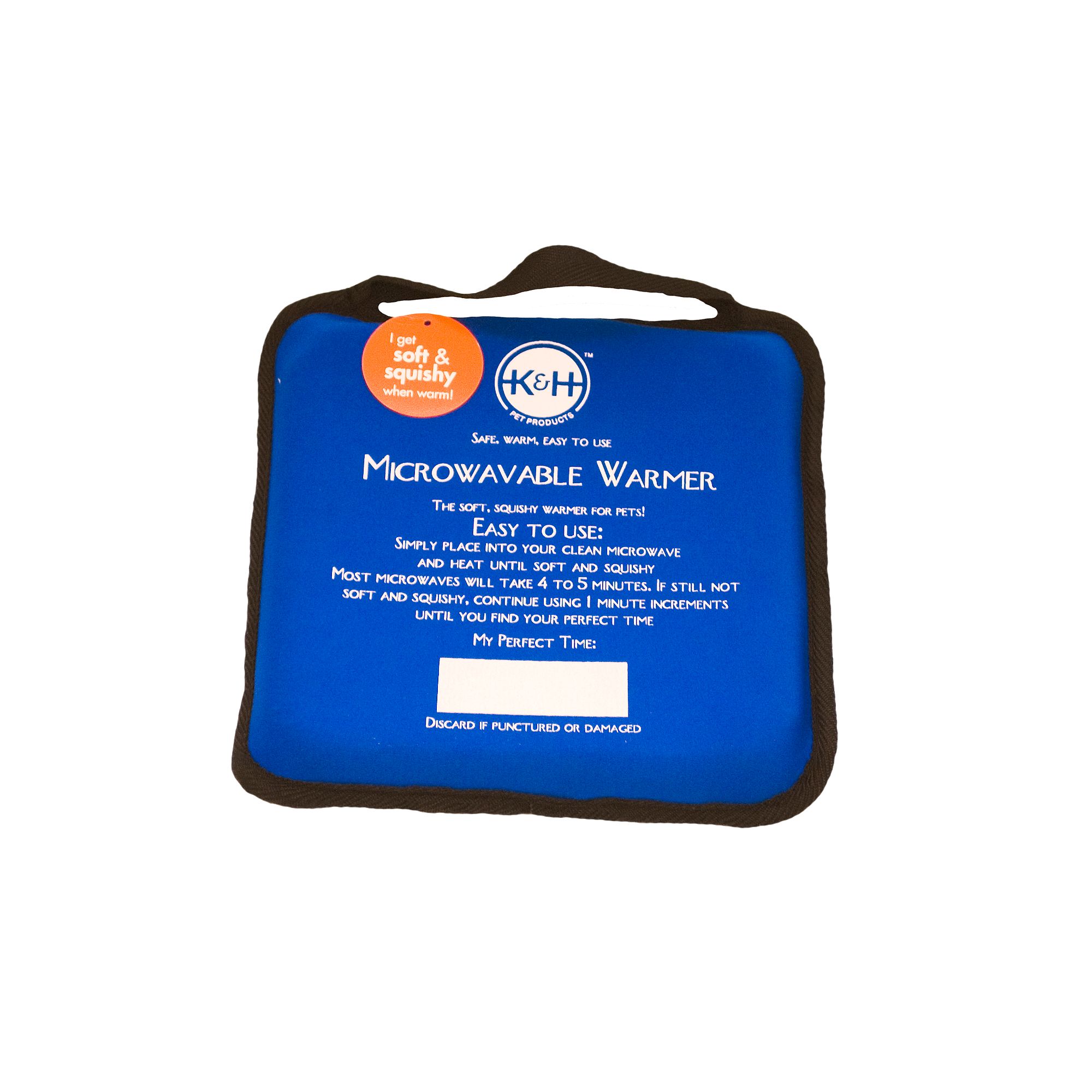 K&H Pet Microwavable Square Pet Bed Warmer - 9, Blue