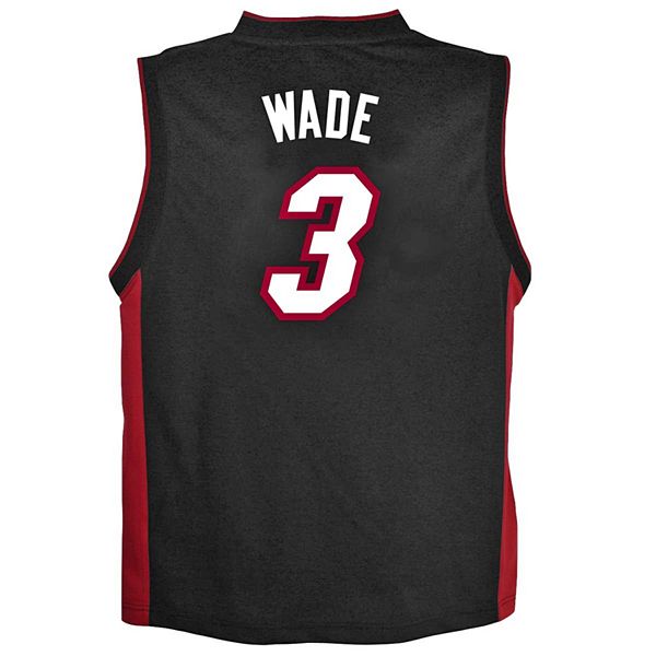  Dwyane Wade Miami Heat Red Youth 8-20 Hardwood Classic