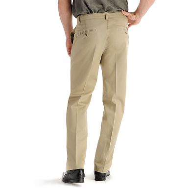Men's Lee Custom Fit Straight-Fit Flat-Front Pants