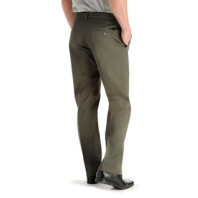 Men's Lee Custom Fit Straight-Fit Flat-Front Pants