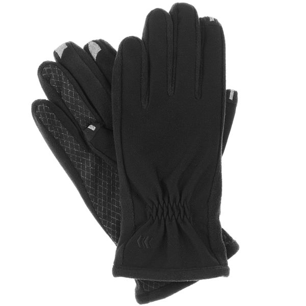 Isotoner Signature Smart Touch Gloves Active Matrix Black Violet M/L #C115 
